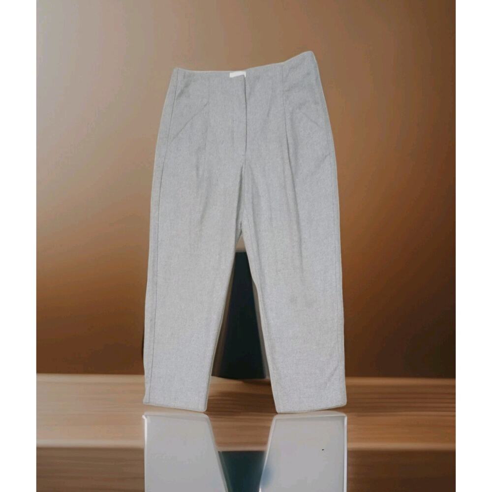 Wilfred Dress Pants 4 Womens Aritzia July Trouser Gray Wool Cashmere Flannel
